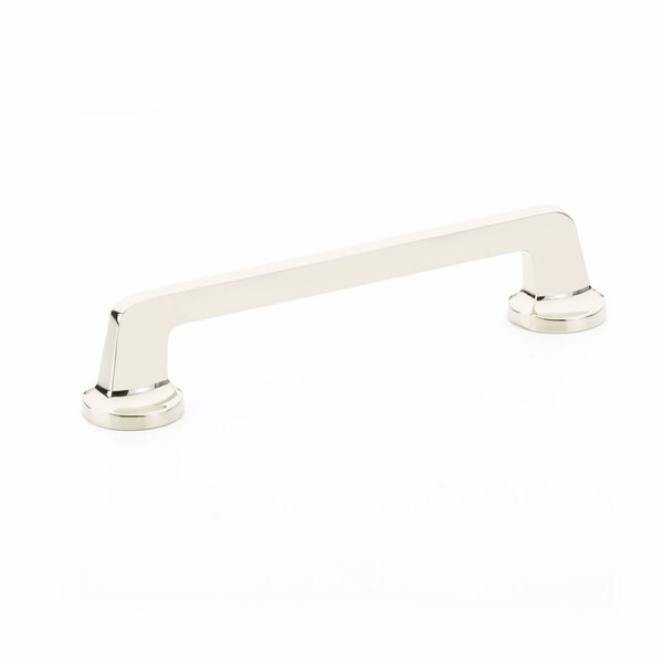 Schaub 6in Center to Center Northport Flat Cabinet Pull Polished Nickel Finish - 202-PN