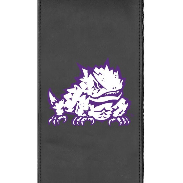 Dreamseat Silver Loveseat with TCU Horned Frogs Secondary Logo - XZ7759003LSCDBK-PSCOL13806