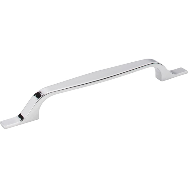 Elements By Hardware Resources 160 mm Center-to-Center Polished Chrome Square Cosgrove Cabinet Pull - 382-160PC