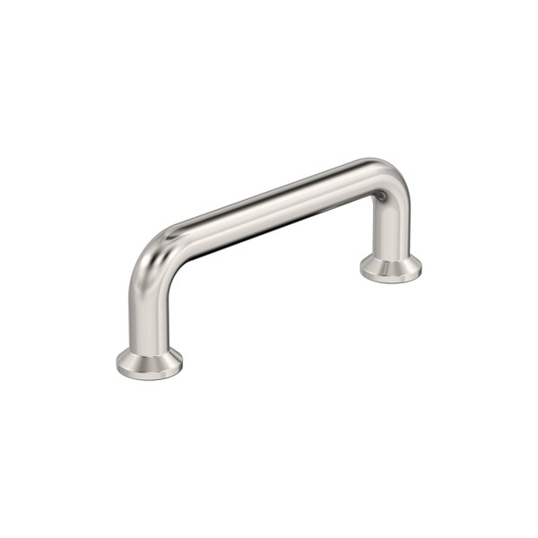 Amerock Factor 3 inch 76mm Center-to-Center Polished Nickel Cabinet Pull - BP37380PN