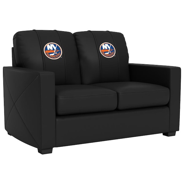 Dreamseat Silver Loveseat with New York Islanders Logo - XZ7759003LSCDBK-PSNHL41080