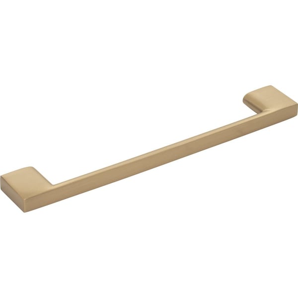 Jeffrey Alexander 160 mm Center-to-Center Satin Bronze Square Sutton Cabinet Bar Pull - 635-160SBZ-10