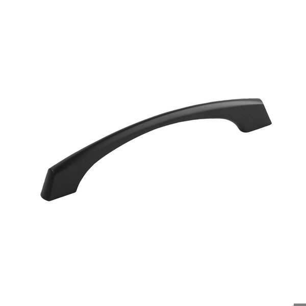 Hickory Hardware Greenwich Collection Pull 5-1/16 Inch 128mm Center to Center Matte Black Finish - P3371-MB