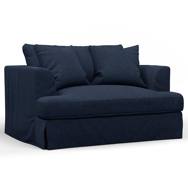 Sunset Trading Newport Slipcovered Chair & A Half Sofa Navy Blue - SY-130015-391049