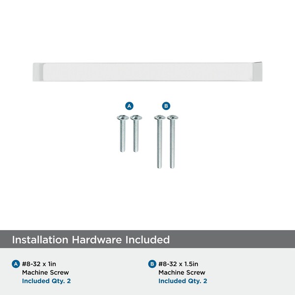 Amerock Blackrock 5-1/16 in 128 mm Center-to-Center Polished Chrome Cabinet Pull - BP5527726