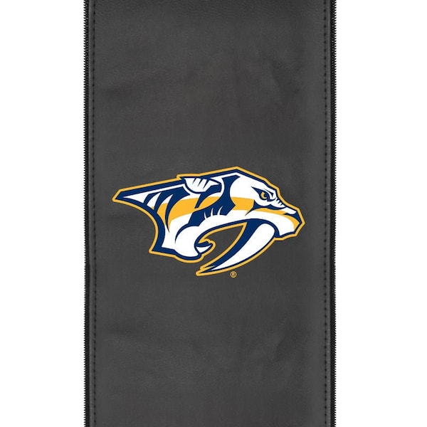 Dreamseat Silver Loveseat with Nashville Predators Logo - XZ7759003LSCDBK-PSNHL41060