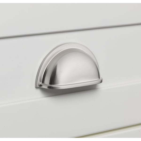 Gliderite Hardware 3 in. Center to Center Classic Bin Pull - 953-SN, 10PK - 953-SN-10
