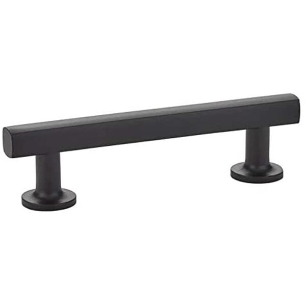 Patioplus 12 in. Center to Center Freestone Cabinet Pull, Flat Black - PA2030556