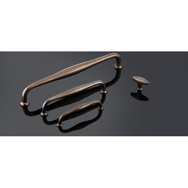 Richelieu 5 1/16 in (128 mm) Center-to-Center Durham Bronze Traditional Cabinet Pull - 6565128147