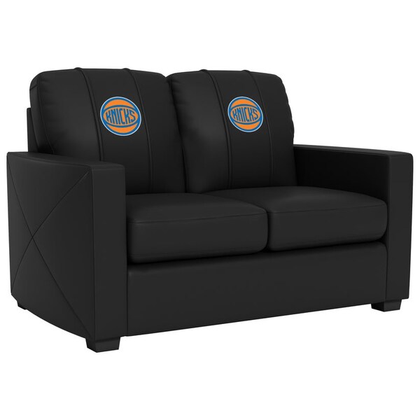 Dreamseat Silver Loveseat with New York Knicks Secondary Logo - XZ7759003LSCDBK-PSNBA31092