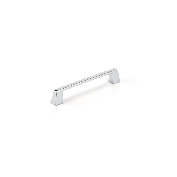 Richelieu 6 5/16 in (160 mm) Center-to-Center Chrome Contemporary Cabinet Pull - BP7340160140