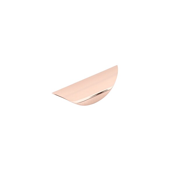 Richelieu 1 1/4 in (32 mm) Center-to-Center Polished Copper Contemporary Drawer Pull - BP426191
