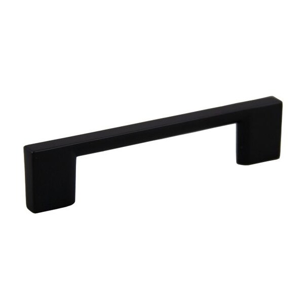 Crown 4-3/4" Miami Cabinet Pull with 3-3/4" Center to Center Matte Black Finish - CHP80572BK