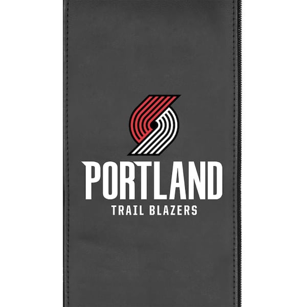 Dreamseat Silver Sofa with Portland Trailblazers Secondary Logo - XZ7759001SOCDBK-PSNBA32031