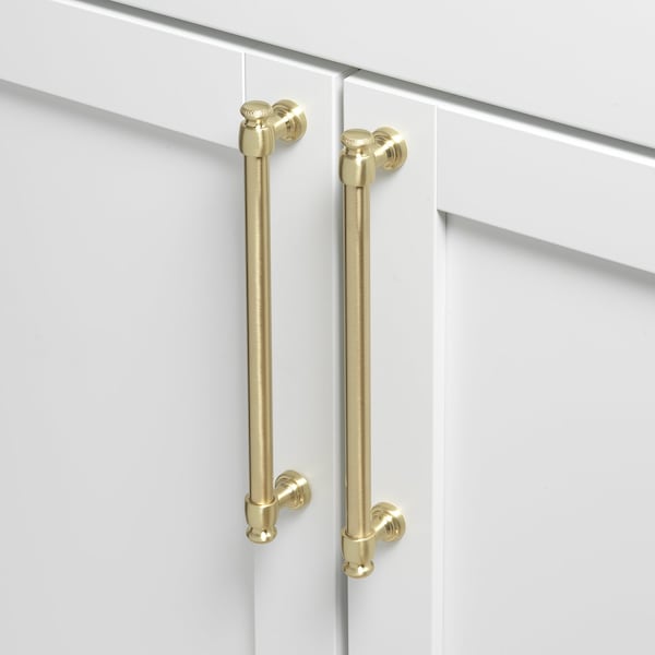 Gliderite Hardware 7-5/8 in. Center to Center Champagne Gold Classic Euro Bar Pull - 4361-192-CHPG - 4361-192-CHPG-1