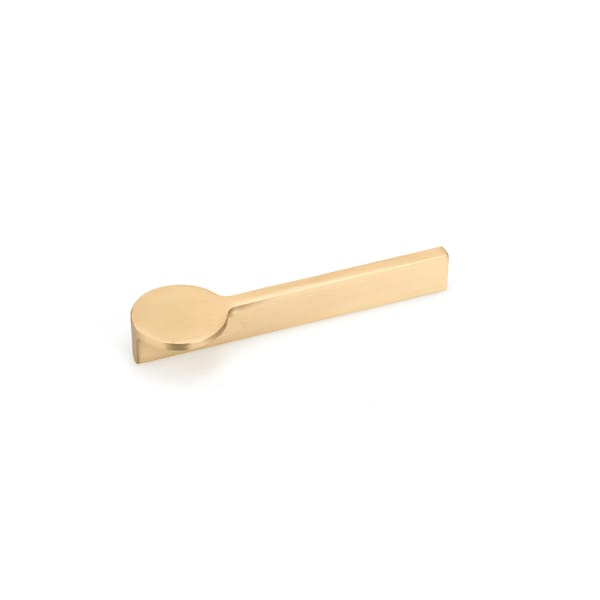 Richelieu 5 1/16 in (128 mm) Center-to-Center Brushed Gold Contemporary Cabinet Pull - 7979128165