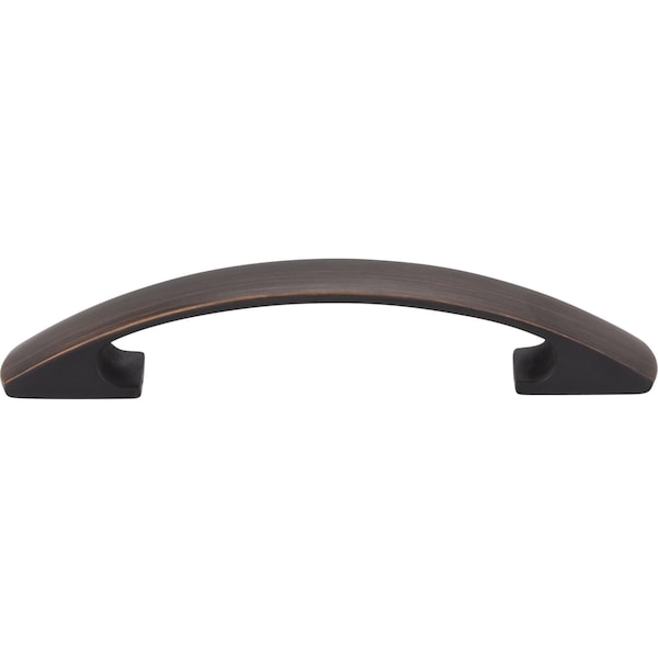 Elements By Hardware Resources 96 mm Center-to-Center Brushed Oil Rubbed Bronze Arched Strickland Cabinet Pull - 771-96DBAC