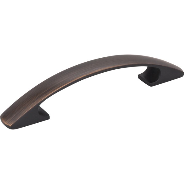 Elements By Hardware Resources 96 mm Center-to-Center Brushed Oil Rubbed Bronze Arched Strickland Cabinet Pull - 771-96DBAC