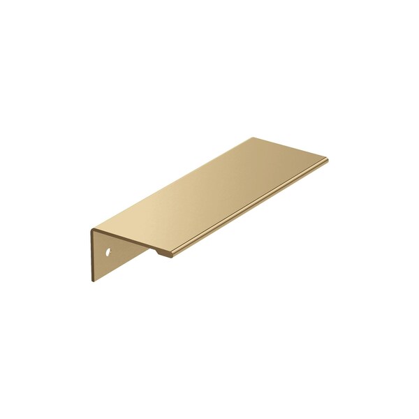 Amerock Edge Pulls 3-3/4 inch 96mm Center-to-Center Champagne Bronze Cabinet Edge Pull - BP36574CZ
