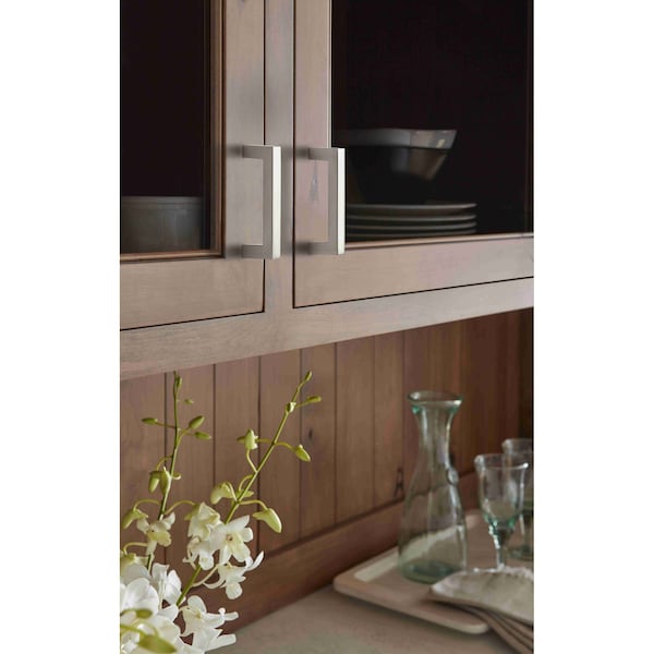 Amerock Monument 3 in 76 mm Center-to-Center Satin Nickel Cabinet Pull - BP36578G10