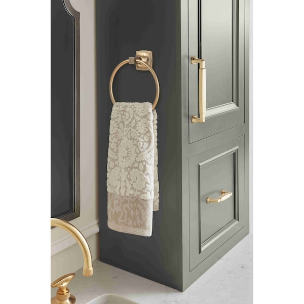 Amerock Stature 6-5/16 in 160 mm Center-to-Center Champagne Bronze Cabinet Pull - BP36889CZ