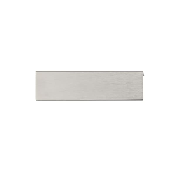 Richelieu 5 1/16 in (128 mm) Center-to-Center Stainless Steel Contemporary Drawer Edge Pull - BP9898128170