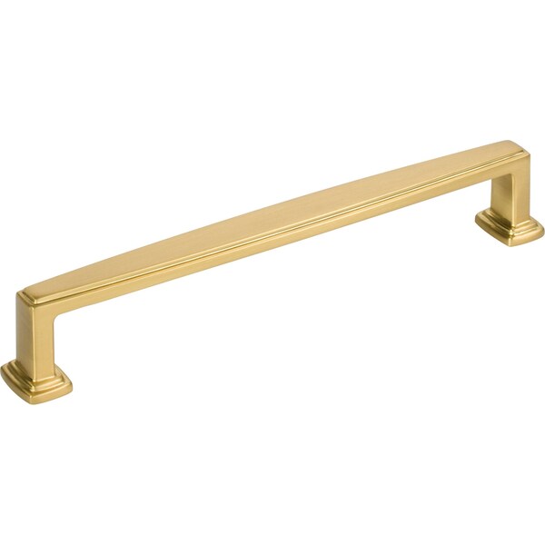 Jeffrey Alexander 160 mm CentertoCenter Brushed Gold Richard Cabinet Pull, PR - 171-160BG