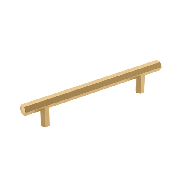 Amerock Caliber 5-1/16 in 128 mm Center-to-Center Champagne Bronze Cabinet Pull - BP36874CZ