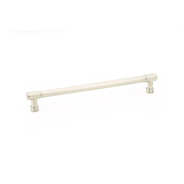 Emtek Jasper Cabinet Pull with 8 in Center to Center Satin Nickel Finish - 86690US15