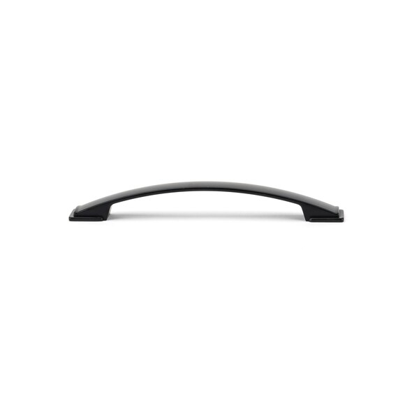 Richelieu 6 5/16 in (160 mm) Center-to-Center Matte Black Contemporary Cabinet Pull - BP83235160900