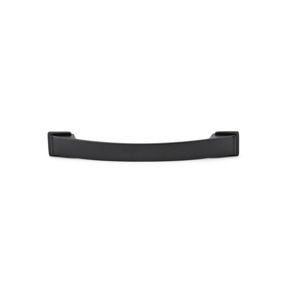 Richelieu 6 5/16 in (160 mm) Center-to-Center Matte Black Contemporary Cabinet Pull - BP83235160900