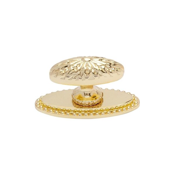 Utopia Alley Megan Gold Ring Cabinet Pull, 1.9 in. dia. - HW352GD