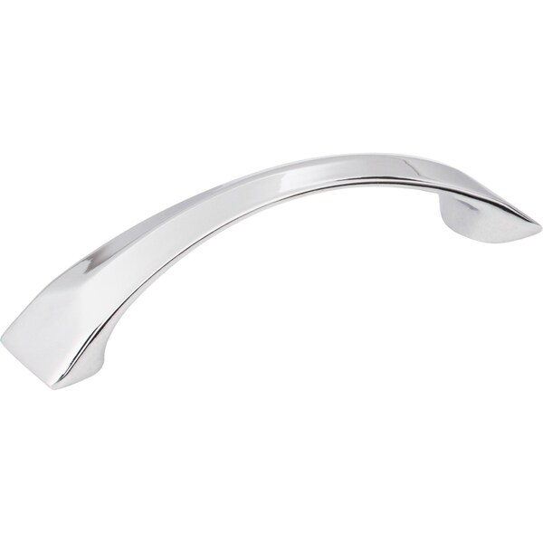 Jeffrey Alexander 96 mm Center-to-Center Polished Chrome Pyramid Cairo Cabinet Pull - 595-96PC