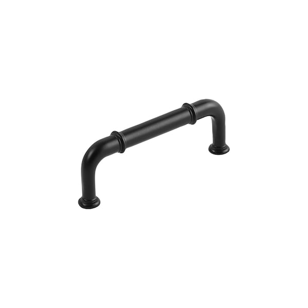 Hickory Hardware Cottage Collection Pull 3 Inch Center to Center Matte Black Finish - P3382-MB