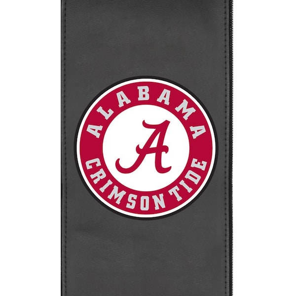 Dreamseat Silver Sofa with Alabama Crimson Tide Logo - XZ7759001SOCDBK-PSCOL12070