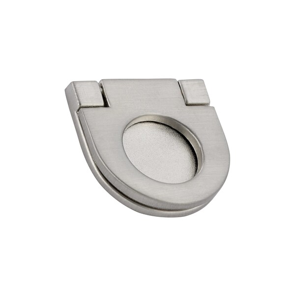 Richelieu 1 in. (25 mm) Center-to-Center Brushed Nickel Contemporary Recessed Pull - BP77325195
