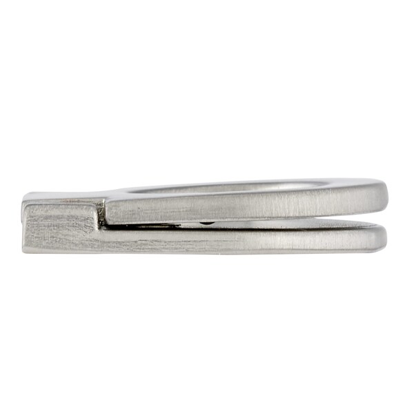 Richelieu 1 in. (25 mm) Center-to-Center Brushed Nickel Contemporary Recessed Pull - BP77325195