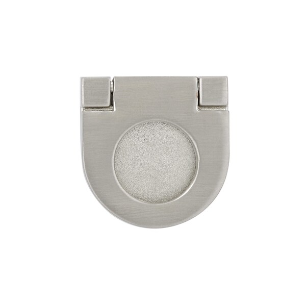 Richelieu 1 in. (25 mm) Center-to-Center Brushed Nickel Contemporary Recessed Pull - BP77325195