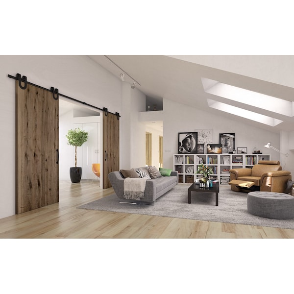 Richelieu 6 13/32 in (163 mm) Center-to-Center Matte Black Traditional Forged Iron Cabinet Pull Sheffield - BP9465150900
