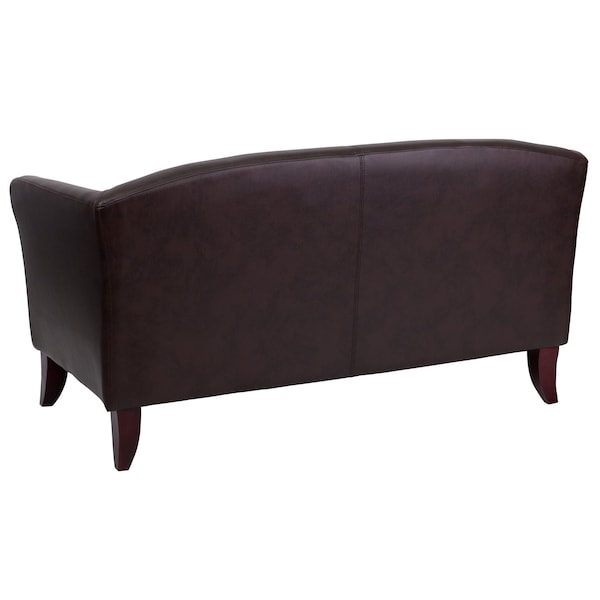 Flash Furniture Loveseat, 29" x 29", Upholstery Color: Brown - 111-2-BN-GG