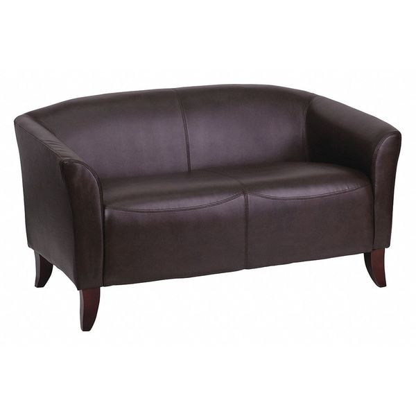Flash Furniture Loveseat, 29" x 29", Upholstery Color: Brown - 111-2-BN-GG