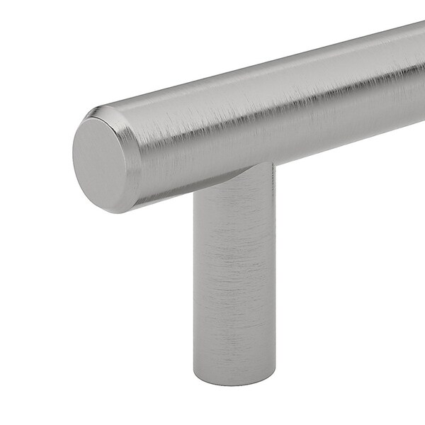 Richelieu Roosevelt Collection 3 3/4-inch Brushed Nickel Modern Cabinet Bar Pull - BP20596195