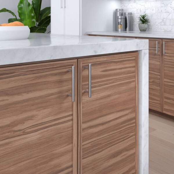 Richelieu Roosevelt Collection 3 3/4-inch Brushed Nickel Modern Cabinet Bar Pull - BP20596195