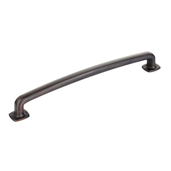 Richelieu 7-9/16 in. (192 mm) Center-to-Center Brushed Oil-Rubbed Bronze Transitional Drawer Pull - BP863192BORB