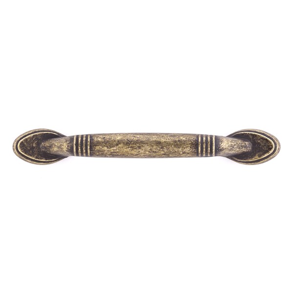 Richelieu 3 in. (76 mm) Center-to-Center Burnished Brass Traditional Drawer Pull - BP5183BB