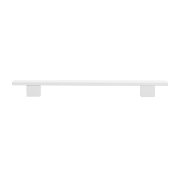 Richelieu 8 13/16 in (224 mm) Center-to-Center Matte White Contemporary Cabinet Pull - 6899224300