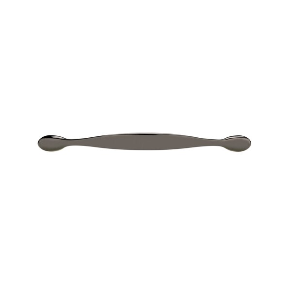 Richelieu 5 1/16 in (128 mm) Center-to-Center Black Nickel Traditional Drawer Pull - BP781591