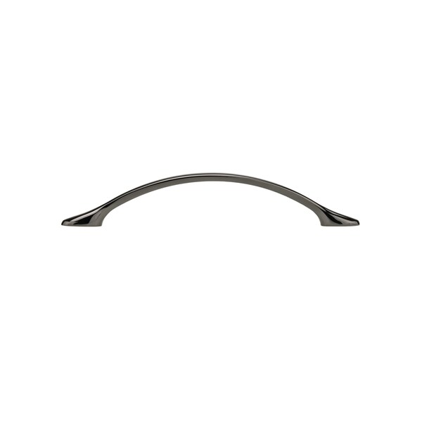 Richelieu 5 1/16 in (128 mm) Center-to-Center Black Nickel Traditional Drawer Pull - BP781591