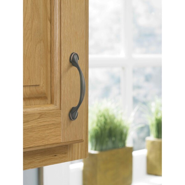 Amerock Everyday Heritage 3 in 76 mm Center-to-Center Oil-Rubbed Bronze Cabinet Pull - BP173ORB