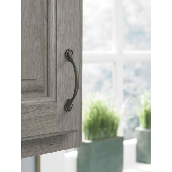 Amerock Everyday Heritage 3 in 76 mm Center-to-Center Oil-Rubbed Bronze Cabinet Pull - BP173ORB